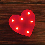 Marquee Light Heart Shaped Red Color (Pack of 1)