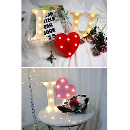 Marquee Light Heart Shaped Red Color (Pack of 1)