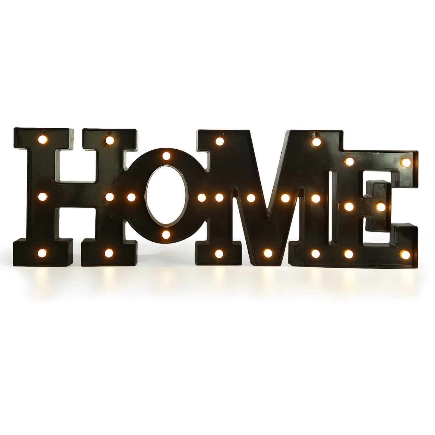 Marquee Light Home Shaped Black Color Large Size (Pack of 1)