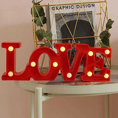 Marquee Light Love Shaped Red Color Large Size (Pack of 1)