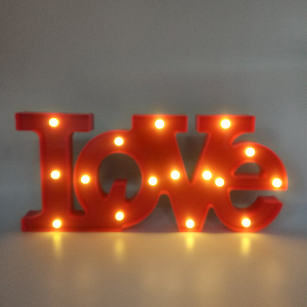 Marquee Light Love Shaped Red Color Large Size (Pack of 1)