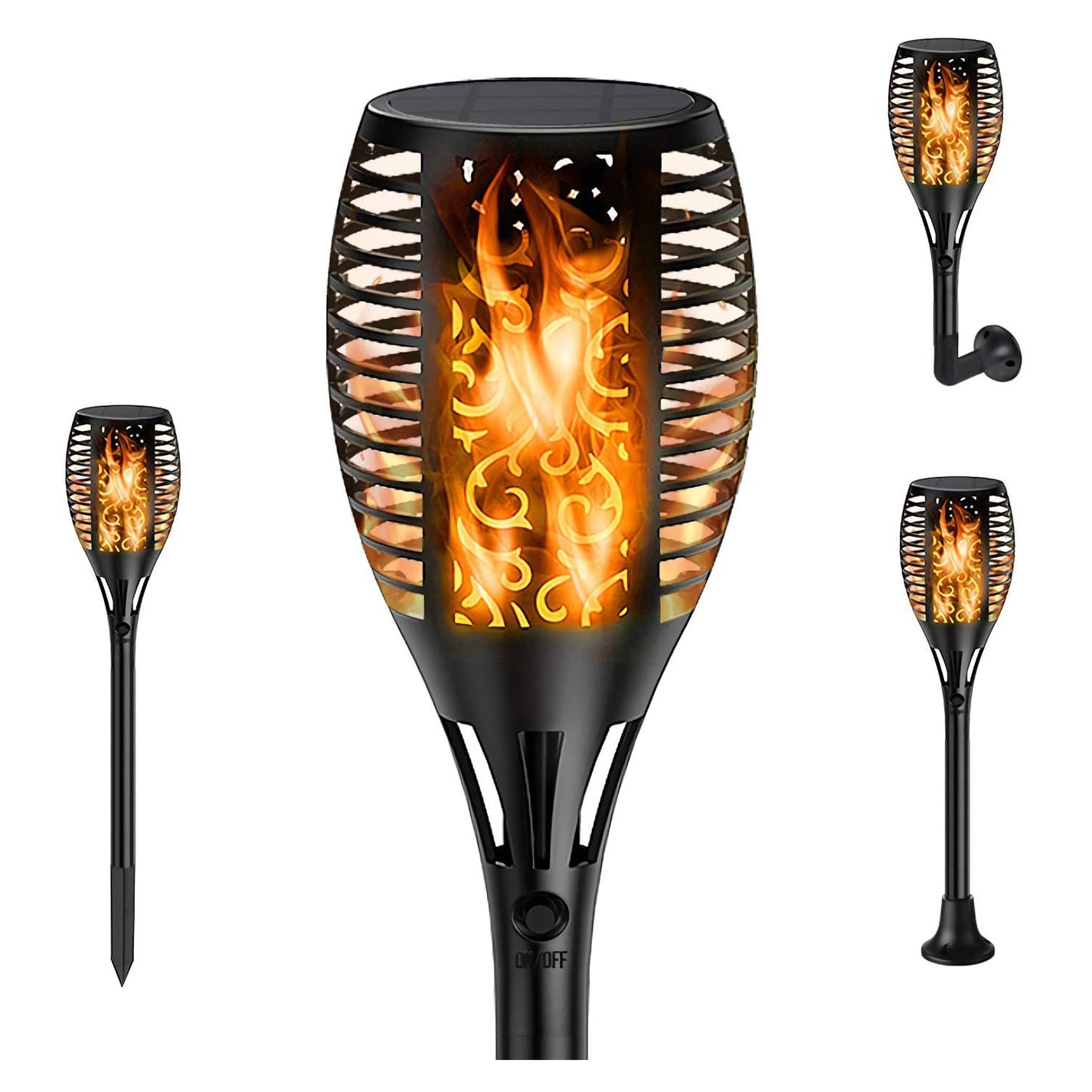 Solar Flame Mashaal Torch Outdoor Garden Light Waterproof LED – Xergy