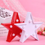 Marquee Light Star Shaped Red Color (Pack of 1)