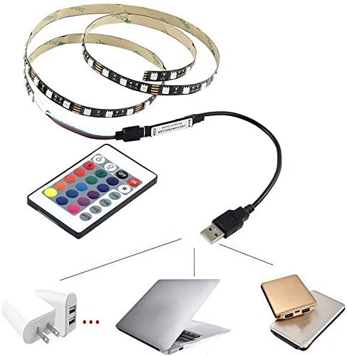 90 LED Strip Light For TV Backlight With Remote - Multicolor - 3 Meter