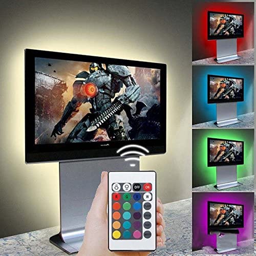 90 LED Strip Light For TV Backlight With Remote - Multicolor - 3 Meter