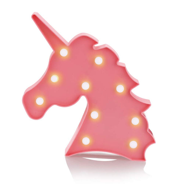 Marquee Light Unicorn Shaped Red Color (Pack of 1)