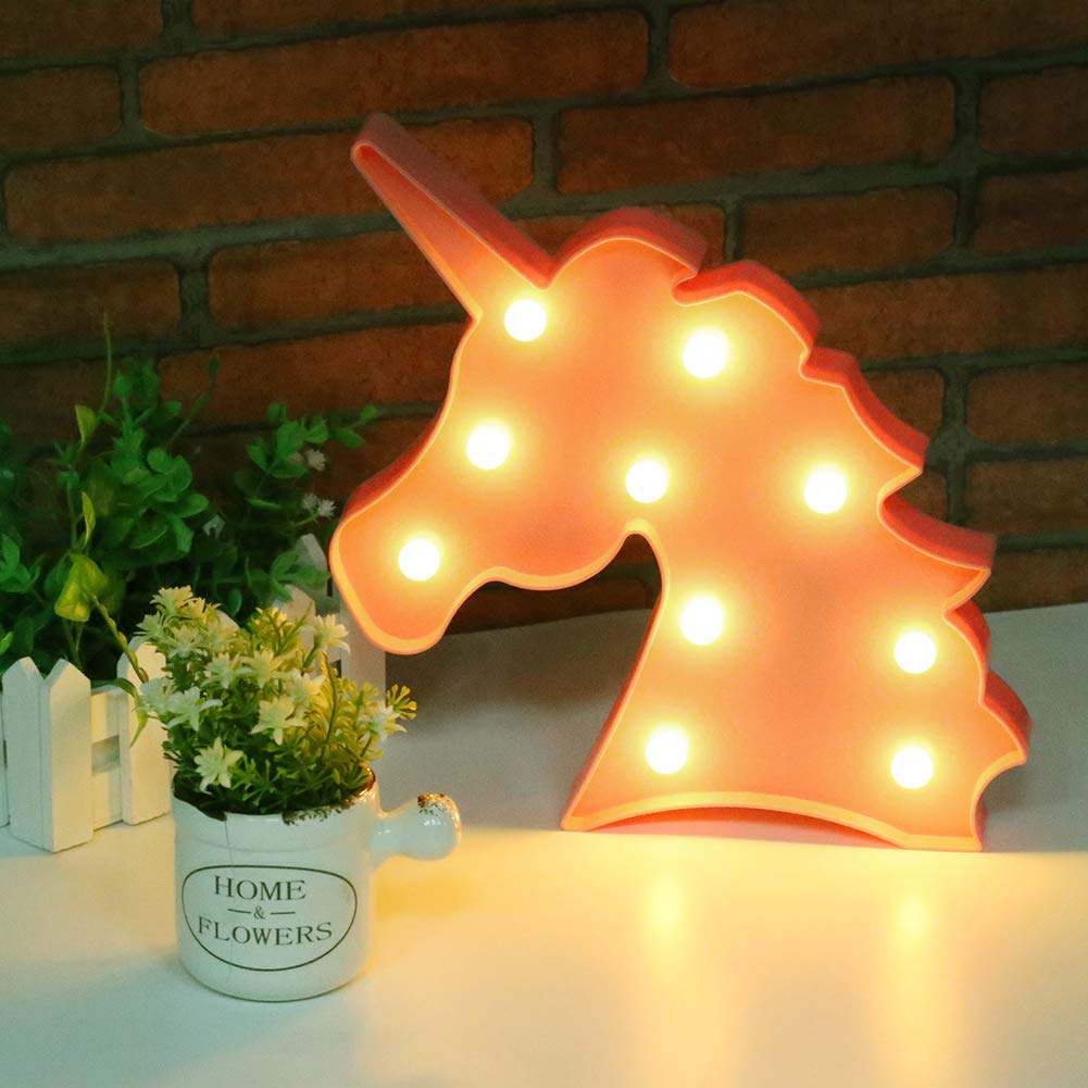 Marquee Light Unicorn Shaped Red Color (Pack of 1)