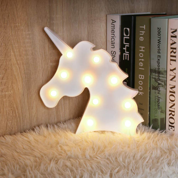Marquee Light Unicorn Shaped white Color (Pack of 1)