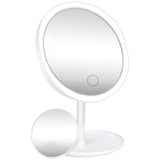 Portable, Detachable Lighted LED Makeup Mirror with Touch Control for Vanity, Countertop, Tabletop